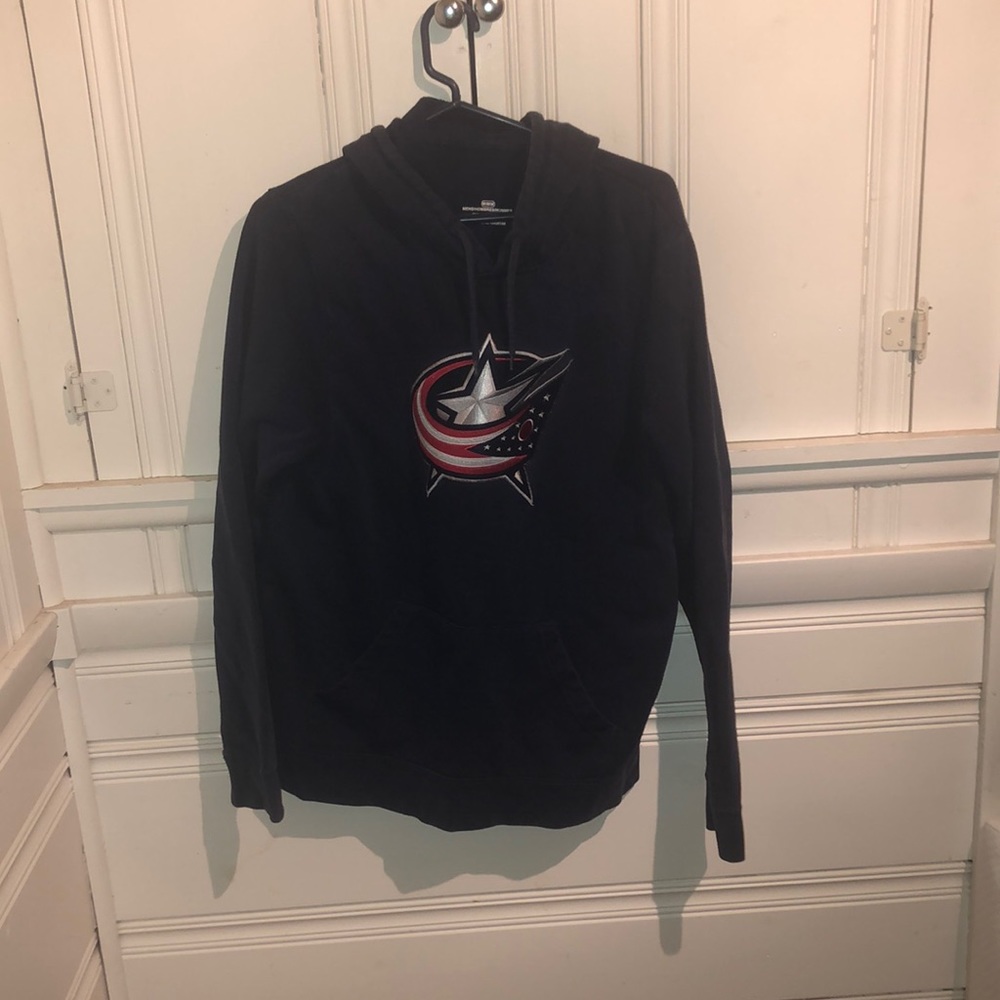 Blue jackets sweatshirt.